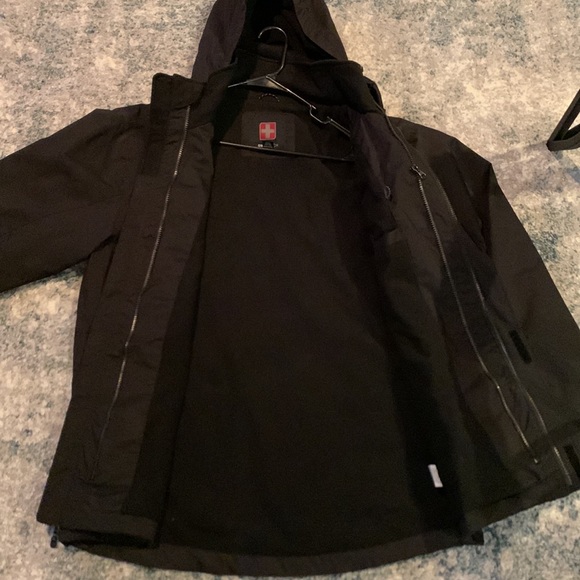 NWT SWISS TECH mens jacket with a hood - Picture 4 of 7